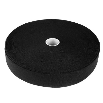 Nízkoprofilový suchý zip háček + plyš šíře 50 mm jemný (Varianta 1 černá, Balení 1 m)