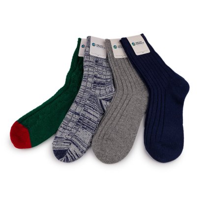 Vlněné ponožky mongolské unisex (Varianta 6 červená, Balení 1 pár)