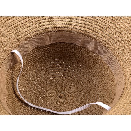 Dámský letní klobouk / slamák k dozdobení (Varianta 2 režná, Balení 1 ks)