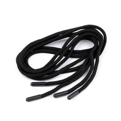 Oděvní šňůra s koncovkami do kapucí, délka 140 cm