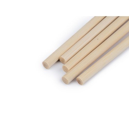 Bambusové tyčky délky 15; 20 a 30 cm macrame (Varianta 2 (20 cm) přírodní sv., Balení 20 ks)