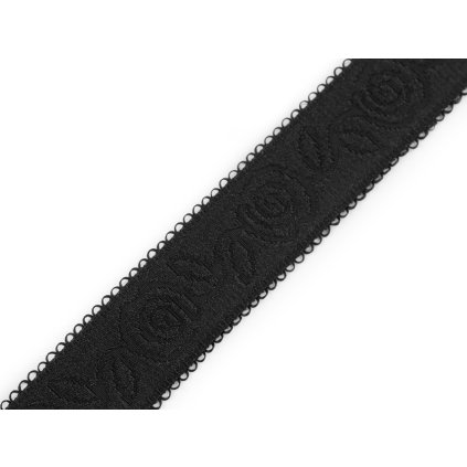 Pruženka ramínková růžičky šíře 20 mm (Varianta 1 bílá, Balení 10 m)