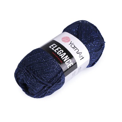 Pletací příze Elegance lurex 50 g (Varianta 1 (101) bílá stříbrná, Balení 1 ks)