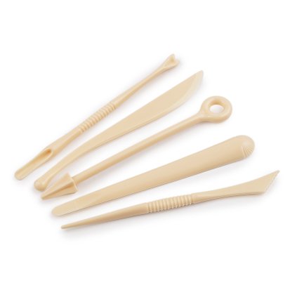 Modelovací pomůcky sada 5 ks (Varianta 1 béžová světlá, Balení 1 sada)