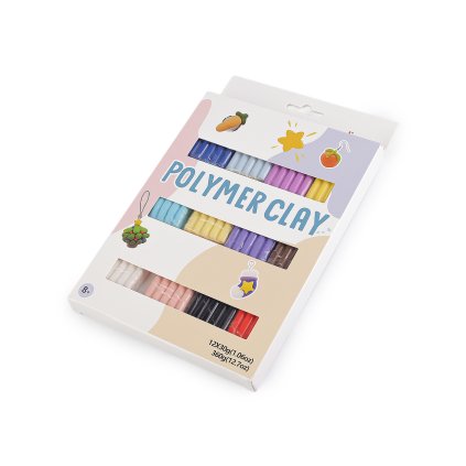 Modelovací polymerová hmota sada 12x30 g