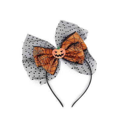 Čelenka do vlasů Halloween / čarodějnice (Varianta 1 oranžová, Balení 1 ks)