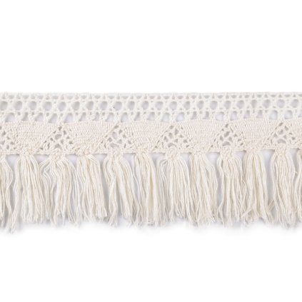 Bavlněné třásně / krajka šíře 70 mm