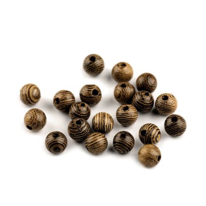 Dřevěné korálky Ø6 mm