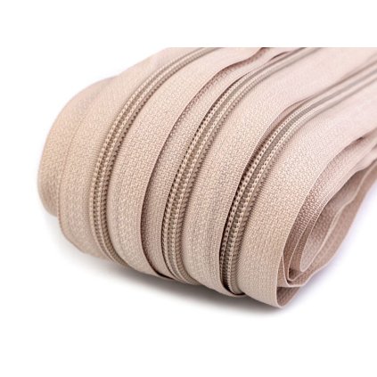 Zip spirálový No 5 metráž pro jezdce typu BX (Varianta 501 bílá, Balení 25 m)