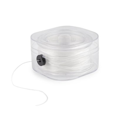 Pruženka / gumička plochá šíře 0,8 mm krabička s odvíjením