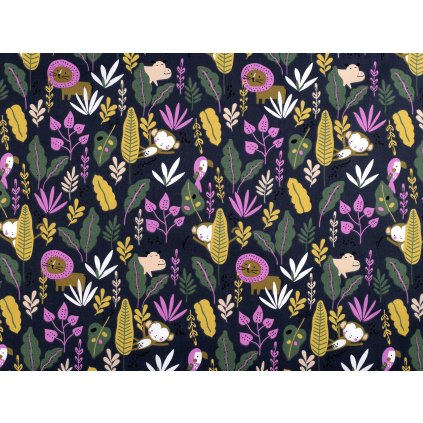 Bavlněná látka / plátno kočky