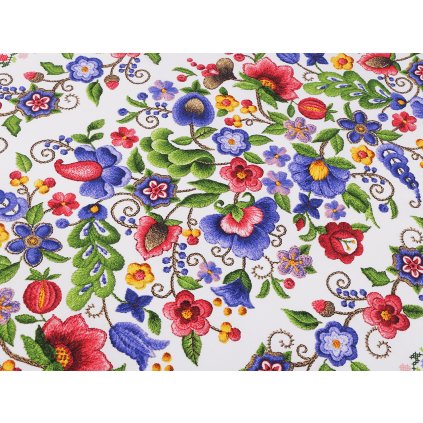 Bavlněná látka / běhoun folklor
