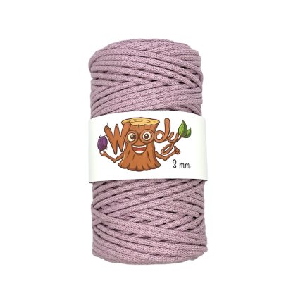 Woody 3 mm – Prachově růžová (100m)