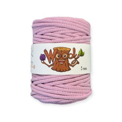 Woody 5 mm – Prachově růžová (100m)