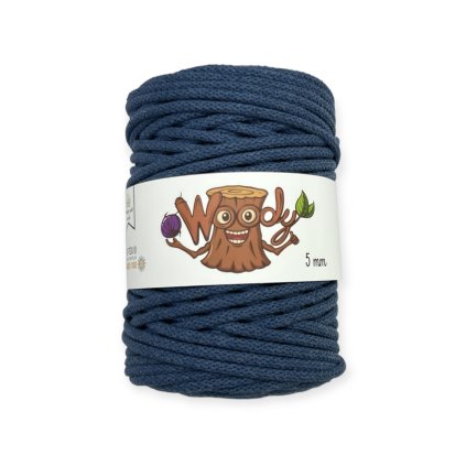 Woody 5 mm – Tmavý Jeans (100m)