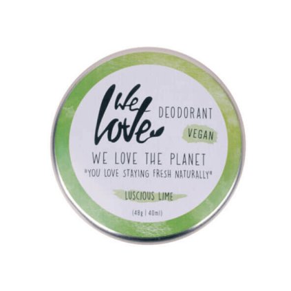 Přírodní krémový deodorant "Lucious Lime" We Love the Planet 48 g