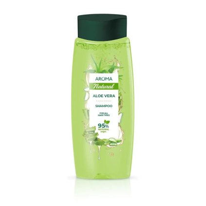 Šampon na všechny typy vlasov Aloe Vera Aroma 400 ml