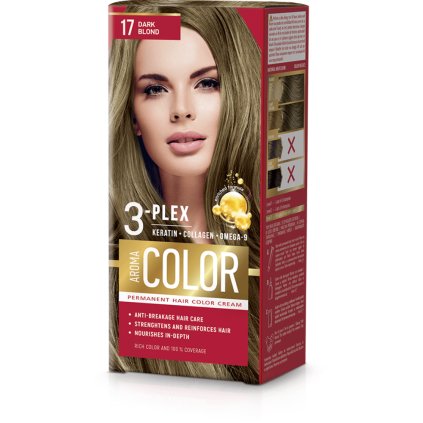 Barva na vlasy - tmavá blond č.17 Aroma Color