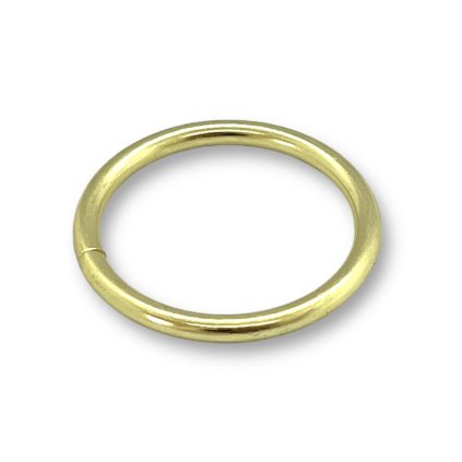 Kroužek Ø35 mm, zlatá