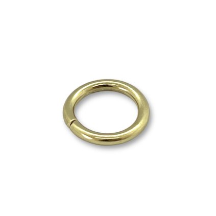 Kroužek Ø15 mm, zlatá