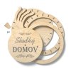 Sada na vyplétaný košík - Sladký domov (18 cm)
