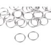 Kroužek pratelný Ø6; Ø8; Ø10; Ø12; Ø14 mm (Varianta 3 (Ø10 mm) nikl, Balení 50 ks)