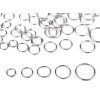 Kroužek pratelný Ø6; Ø8; Ø10; Ø12; Ø14 mm (Varianta 3 (Ø10 mm) nikl, Balení 50 ks)