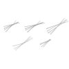 Výztuž do korzetu šíře 5 mm více délek (Varianta 3 30 cm stříbrná, Balení 4 ks)