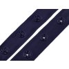 Zapínání na body šíře 18 mm (Varianta 2 černá, Balení 1 m)