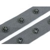 Zapínání na body šíře 18 mm (Varianta 2 černá, Balení 1 m)