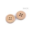 Dřevěný knoflík čtyřdírkový velikost 32"