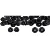 Knoflík imitace dřeva velikost 32", 40", 44" (Varianta 2 (32") černá, Balení 50 ks)