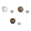 Kovový knoflík / riflový šroubovací velikost 26" (Varianta 2 staromosaz, Balení 5 ks)