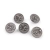 Kovový knoflík velikost 28"; 32"; 36" (Varianta 1 (28") nikl antik, Balení 5 ks)