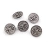 Kovový knoflík velikost 28"; 32"; 36" (Varianta 1 (28") nikl antik, Balení 5 ks)