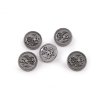 Kovový knoflík velikost 28"; 32"; 36" (Varianta 1 (28") nikl antik, Balení 5 ks)