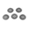 Kovový knoflík velikost 34", 40" (Varianta 1 (34") nikl, Balení 5 ks)