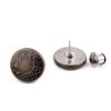 Riflový knoflík odnímatelný velikost 32" (Varianta 1 staromosaz, Balení 2 ks)