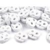 Brzdičky s dvěmi dírkami 15x15 mm malé (Varianta 1 (332) černá, Balení 10 ks)
