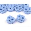 Brzdičky s dvěmi dírkami 15x15 mm malé (Varianta 1 (332) černá, Balení 10 ks)