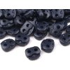 Brzdičky s dvěmi dírkami 15x15 mm malé (Varianta 1 (332) černá, Balení 10 ks)