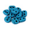 Brzdičky s dvěmi dírkami 20x20 mm (Varianta 1 černá, Balení 10 ks)