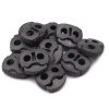 Brzdičky s dvěmi dírkami 20x20 mm (Varianta 1 černá, Balení 10 ks)