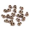 Brzdičky kulaté 15x19 mm (Varianta 1 Off White, Balení 10 ks)