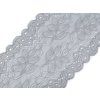 Elastická krajka / vsadka / běhoun šíře 16 cm (Varianta 3 černá, Balení 1 m)