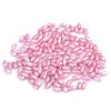 Plastové voskové korálky / perly Glance rýže 3x6 mm (Varianta 1 bílá, Balení 10 g)