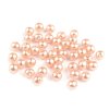 Plastové voskové korálky / perly Glance Ø6 mm (Varianta F41 lososová, Balení 20 g)