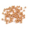 Plastové voskové korálky / perly Glance Ø5 mm (Varianta F41 broskvová světlá, Balení 10 g)