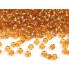 Rokajl Preciosa 8/0 - 3 mm s průtahem (Varianta 57060 zelená pastelová, Balení 20 g)
