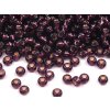 Rokajl Preciosa 8/0 - 3 mm s průtahem (Varianta 57060 zelená pastelová, Balení 20 g)